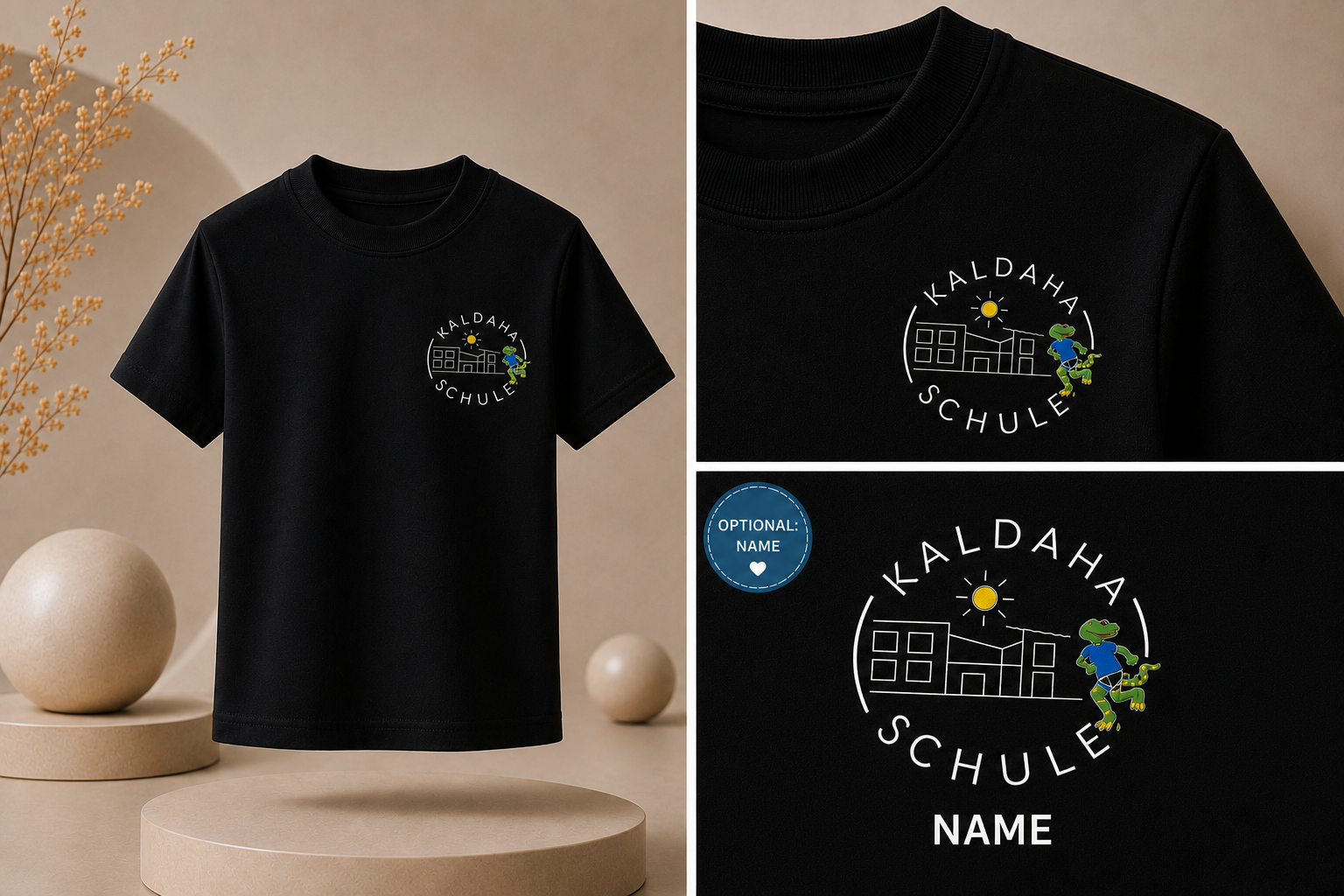 Offizielles Schul-T-Shirt der Kaldaha Schule
