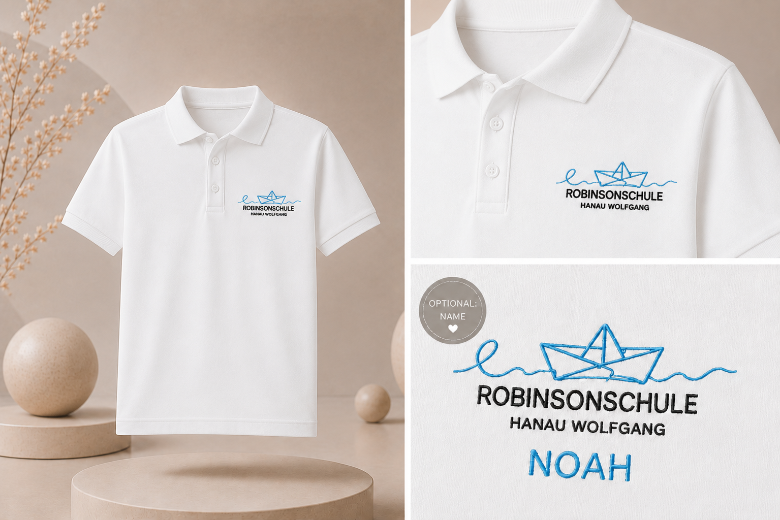 Offizielles Polo-Shirt der Robinsonschule