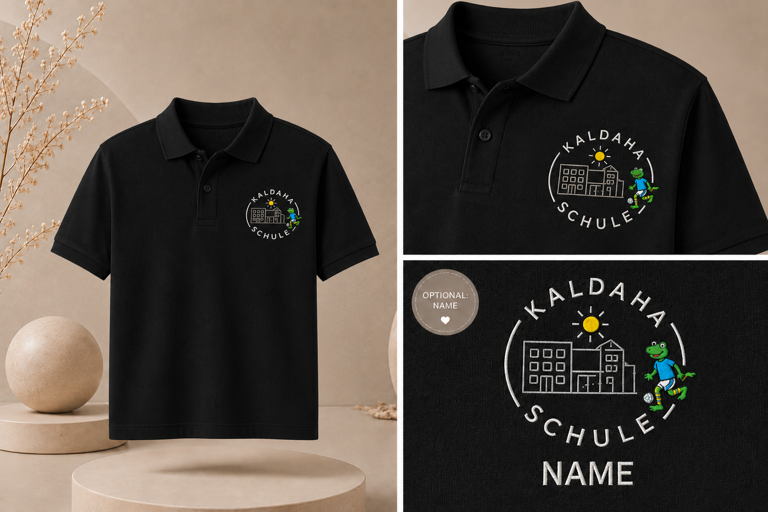 Offizielles Polo-Shirt der Kaldaha Schule