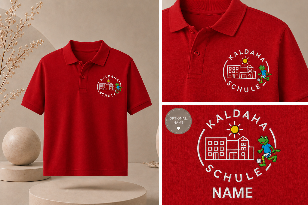 Offizielles Polo-Shirt der Kaldaha Schule