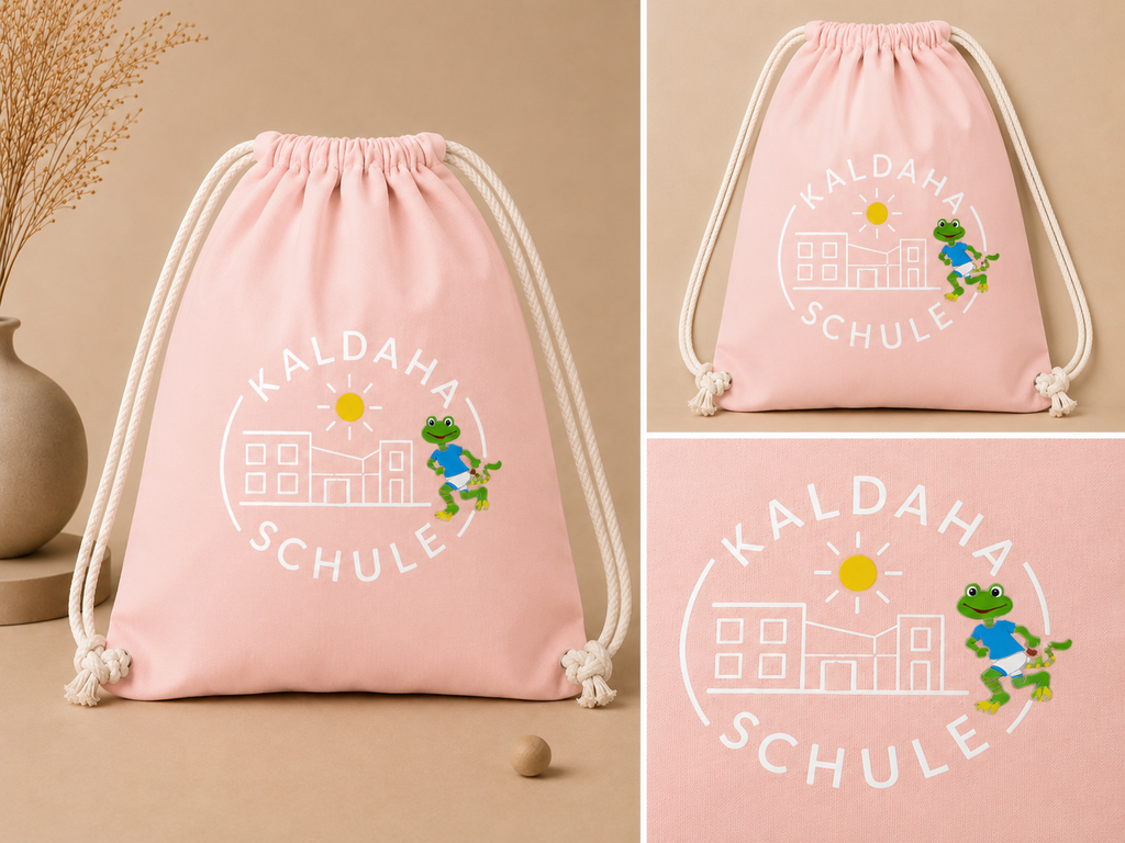 Offizieller Turnbeutel der Kaldaha Schule