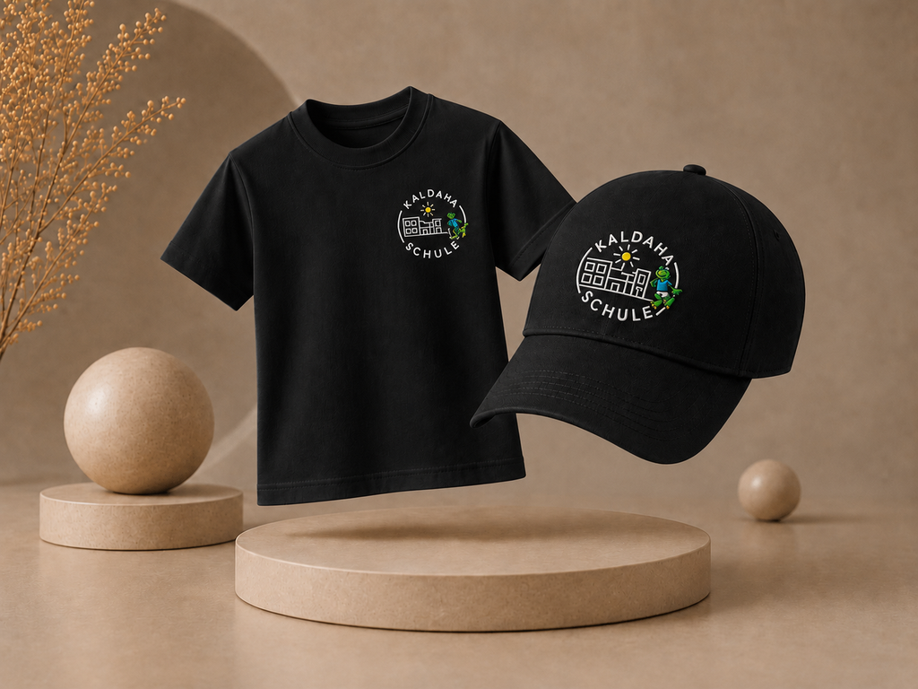 Paket 1: T-Shirt + Cap Bundle – Kaldaha Schule