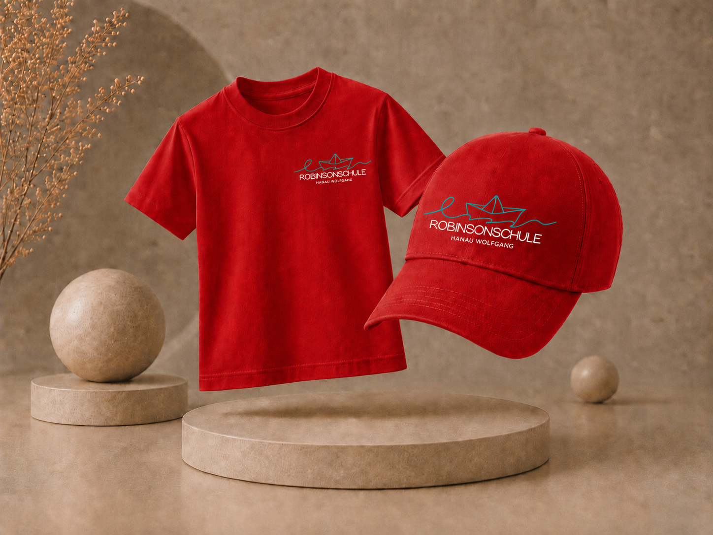 Paket 1: T-Shirt + Cap Bundle – Robinsonschule