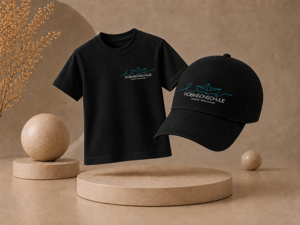 Paket 1: T-Shirt + Cap Bundle – Robinsonschule