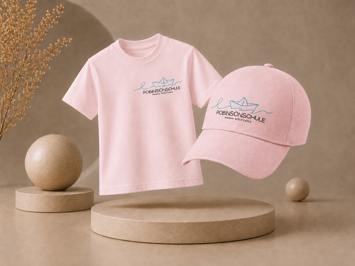 Paket 1: T-Shirt + Cap Bundle – Robinsonschule
