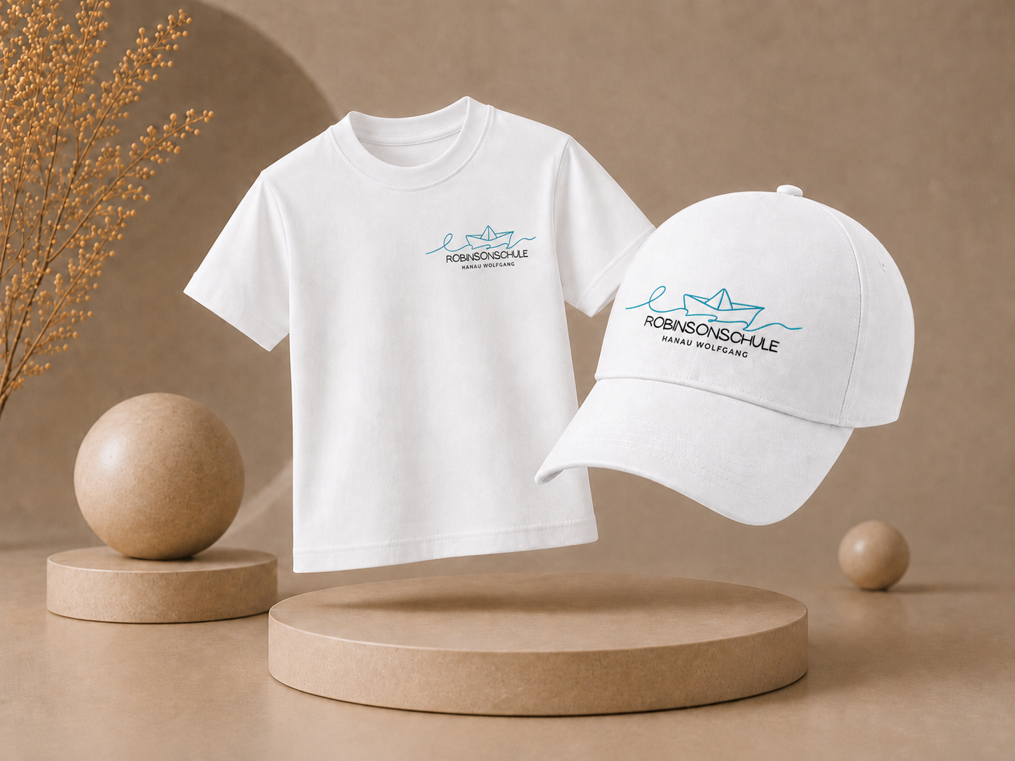 Paket 1: T-Shirt + Cap Bundle – Robinsonschule