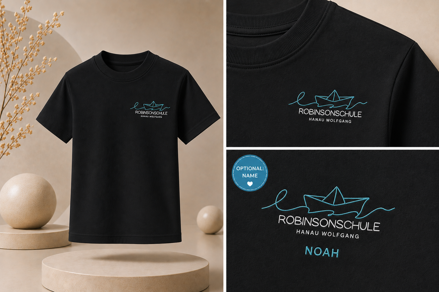 Offizielles Schul-T-Shirt der Robinsonschule