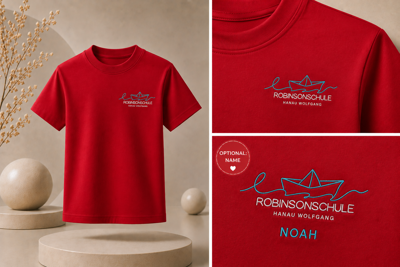 Offizielles Schul-T-Shirt der Robinsonschule