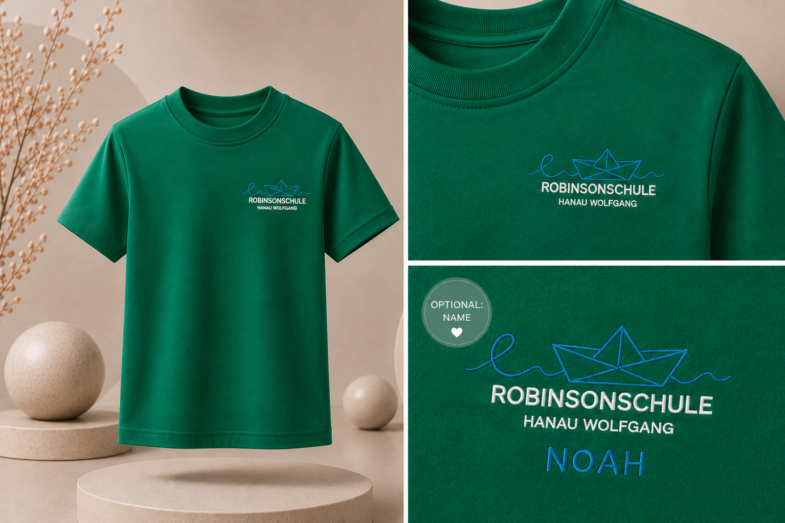 Offizielles Schul-T-Shirt der Robinsonschule