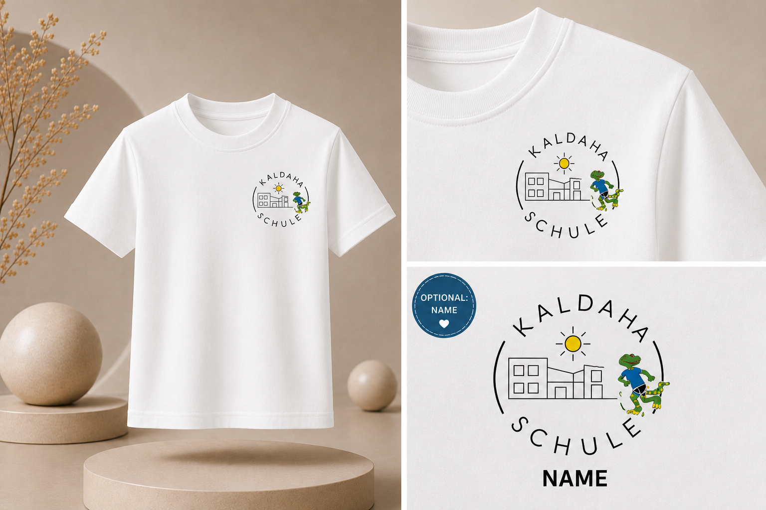Offizielles Schul-T-Shirt der Kaldaha Schule