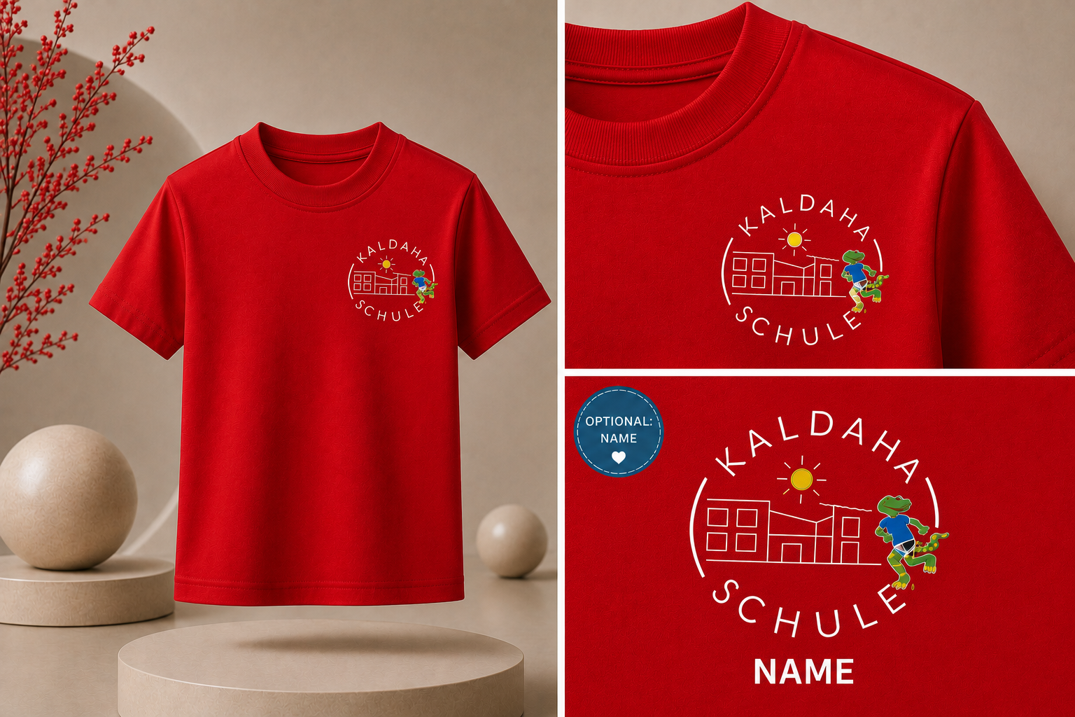 Offizielles Schul-T-Shirt der Kaldaha Schule