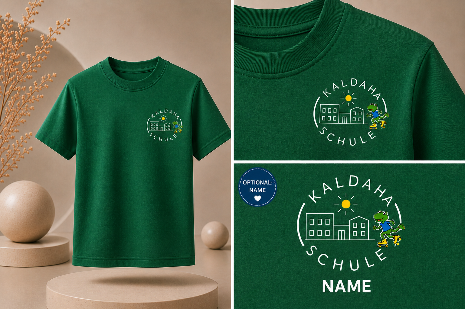 Offizielles Schul-T-Shirt der Kaldaha Schule