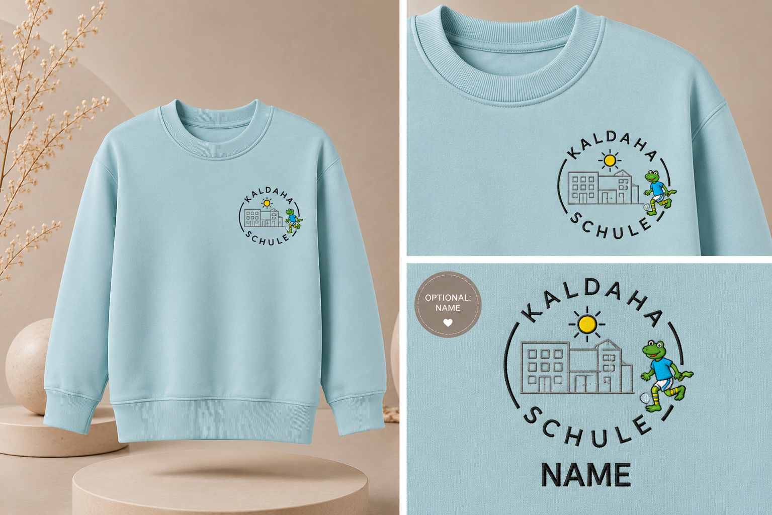Offizielles Sweatshirt der Kaldaha Schule