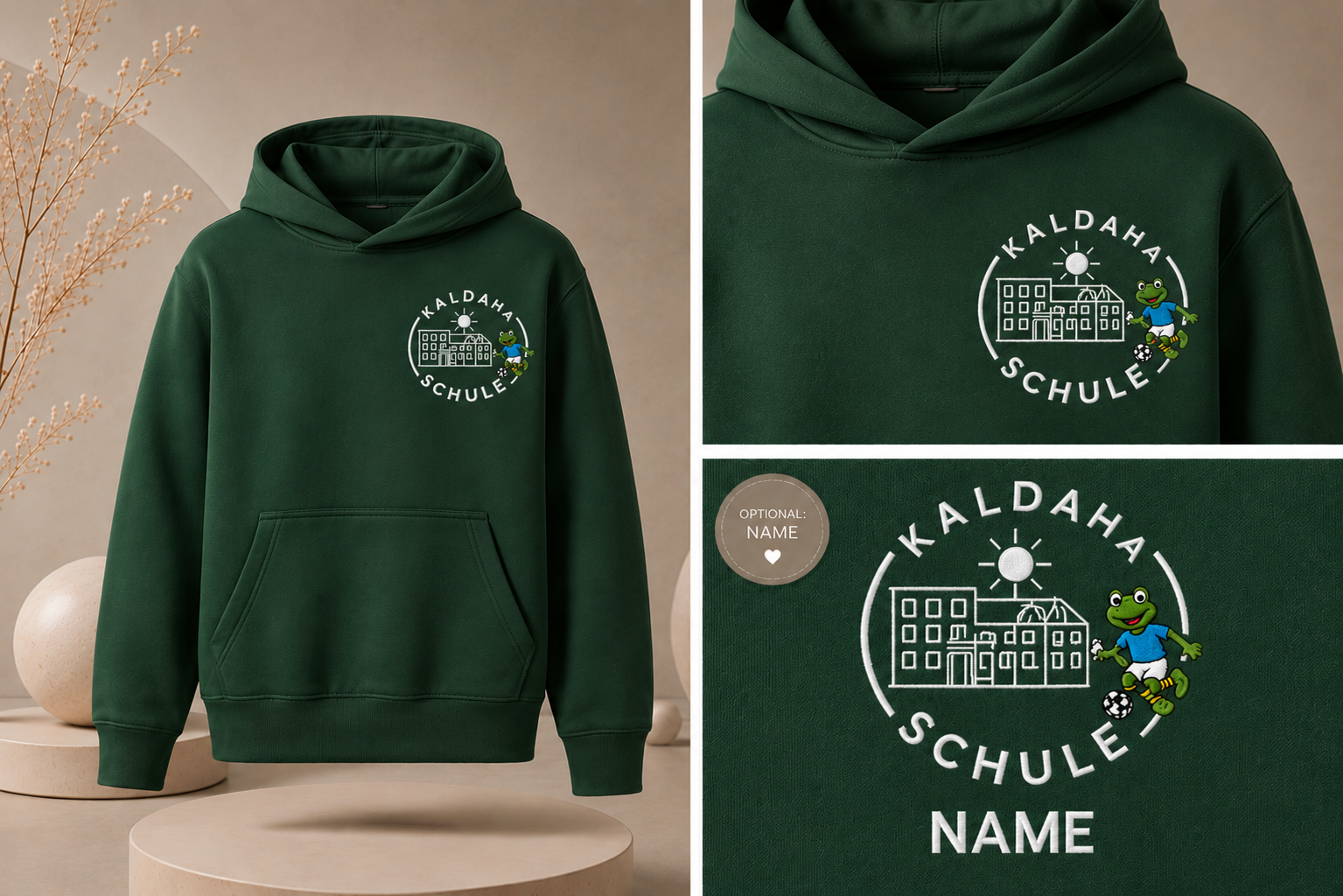 Offizielles Hoodie der Kaldaha Schule