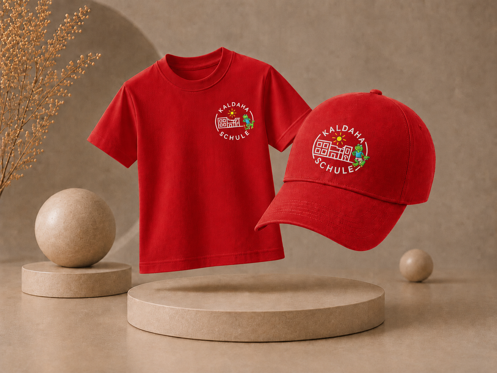 Paket 1: T-Shirt + Cap Bundle – Kaldaha Schule