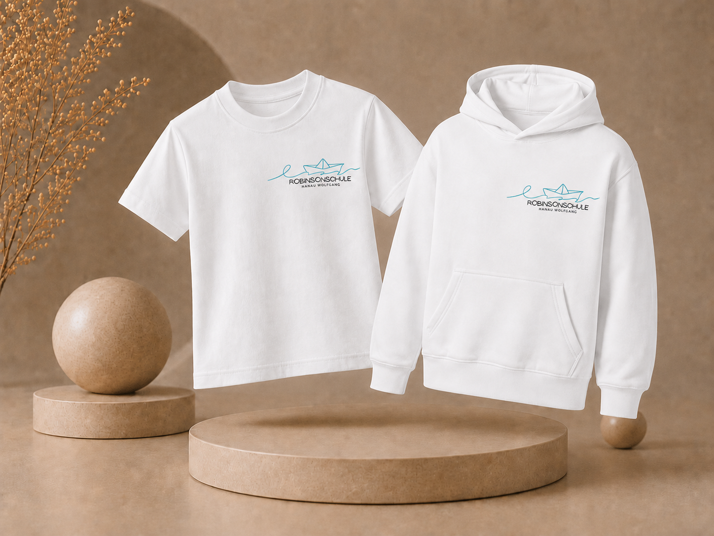 Paket 2: T-Shirt + Hoodie Bundle – Robinsonschule