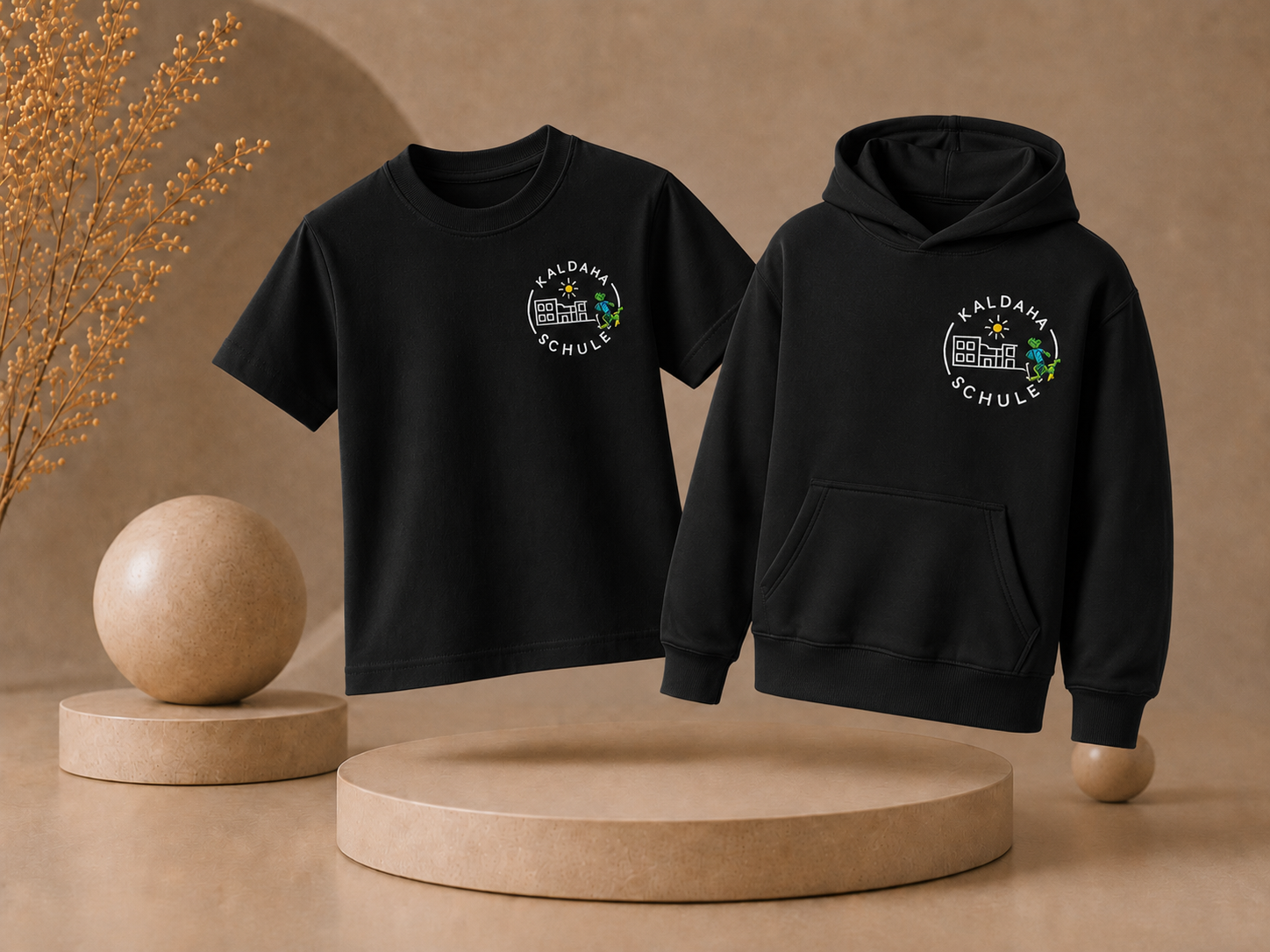 Paket 2: T-Shirt + Hoodie Bundle – Kaldaha Schule